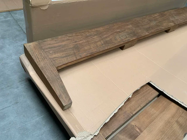 Bed met massief houten frame - afbeelding 4 van  4