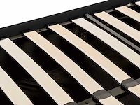 Bed met zwarte fluwelen kist 160 x 200 cm - afbeelding 4 van  6