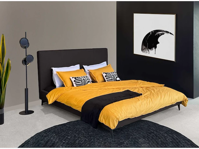 Bed mona- 160 x 200 - zwart (4x) - afbeelding 1 van  8