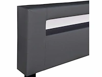 Bed van 160x200 cm met led-verlichting en lattenbodem - afbeelding 6 van  10