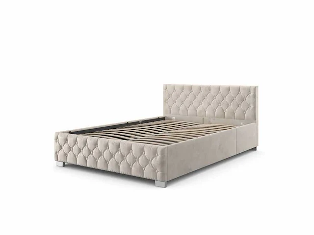 Bed van 180x200 met led-verlichting en bedstee - afbeelding 2 van  8