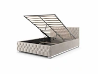Bed van 180x200 met led-verlichting en bedstee - afbeelding 3 van  8