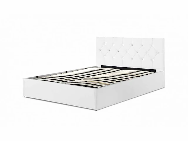 Bedborst 140x190 - pu wit - afbeelding 2 van  9