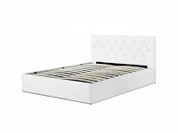 Bedborst 140x190 - pu wit - afbeelding 2 van  9