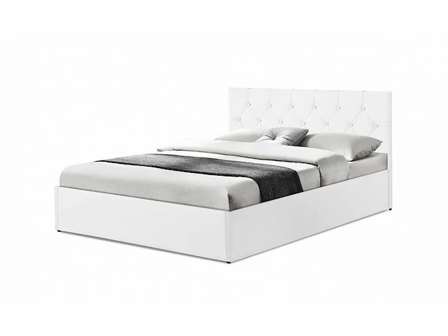 Bedborst 140x190 - pu wit - afbeelding 4 van  9