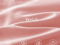 Beddengoedset 200x220cm roze - afbeelding 3 van  3
