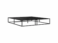 Bedframe 160x200 cm - zwart metaal - afbeelding 3 van  8