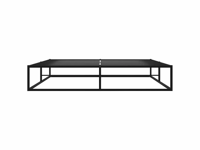 Bedframe 160x200 cm - zwart metaal - afbeelding 5 van  8