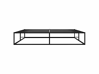 Bedframe 160x200 cm - zwart metaal - afbeelding 5 van  8