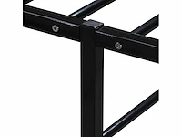 Bedframe 160x200 cm - zwart metaal - afbeelding 6 van  8