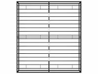 Bedframe 160x200 cm - zwart metaal - afbeelding 7 van  8