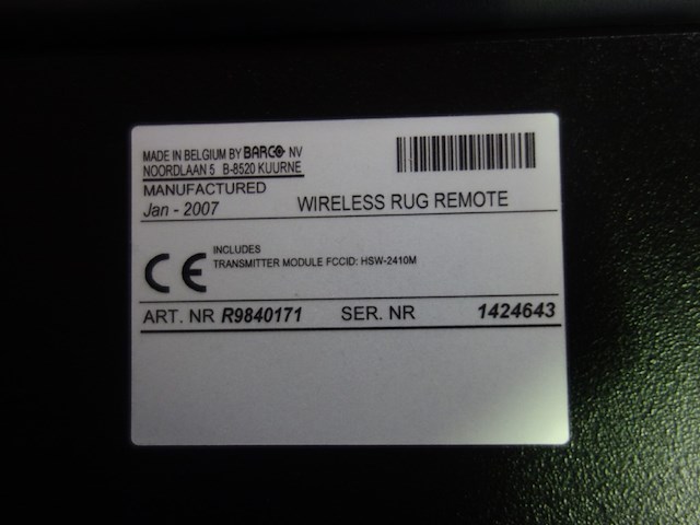 Bedieningspaneel voor schermen - afbeelding 4 van  4