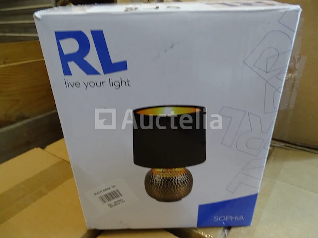 Bedlampje 40w - hoogte 26 cm - diameter 16 cm reality sophia - afbeelding 1 van  4