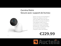 Bedrade camera met philips hue bureaustandaard - afbeelding 1 van  2
