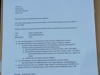 Bedrijfsmateriaal/straatveegwagen ravo, 5-series 540, diesel, 1e inschr 17/12/15, xl95f6hb3fa020346, co²-uitstoot ng, euro ng, kenteken i+ii, gelijkvormigheidsattest, keuring na, 2sleutels - afbeelding 3 van  12