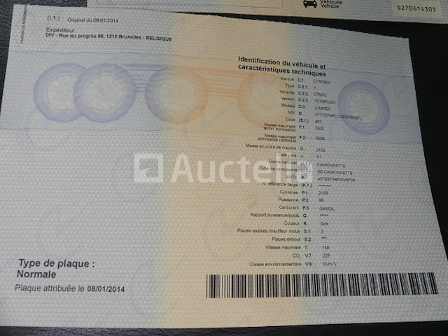 Bedrijfswagen citroën jumper (2013-127.804 km) - vin vf7yctmfc12432765 - afbeelding 36 van  43