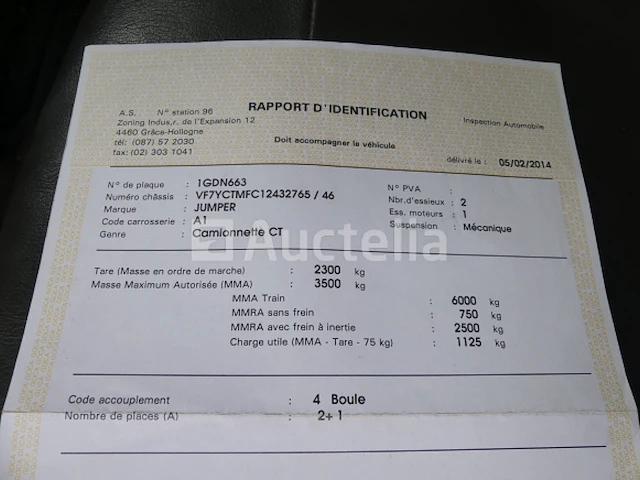 Bedrijfswagen citroën jumper (2013-127.804 km) - vin vf7yctmfc12432765 - afbeelding 37 van  43