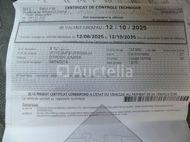 Bedrijfswagen citroën jumper (2018-138.832 km-vin:vf7yc3mfb12f97255) - afbeelding 13 van  31