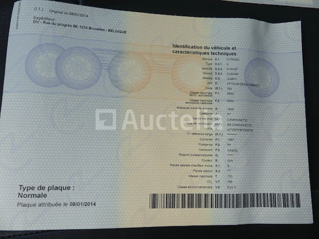 Bedrijfswagen citroën jumpy (2013-98.739 km) - vin vf7xuahz-8dz018993 - afbeelding 27 van  38