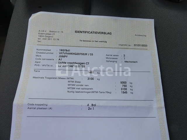 Bedrijfswagen citroën jumpy (2016-167.151 km) - vin vf7vfahkhgz075539 - afbeelding 31 van  39