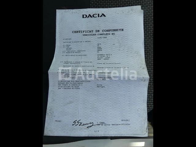 Bedrijfswagen dacia dokker (2018-151.162 km-vin:uu18sd6h559358109) - afbeelding 6 van  25