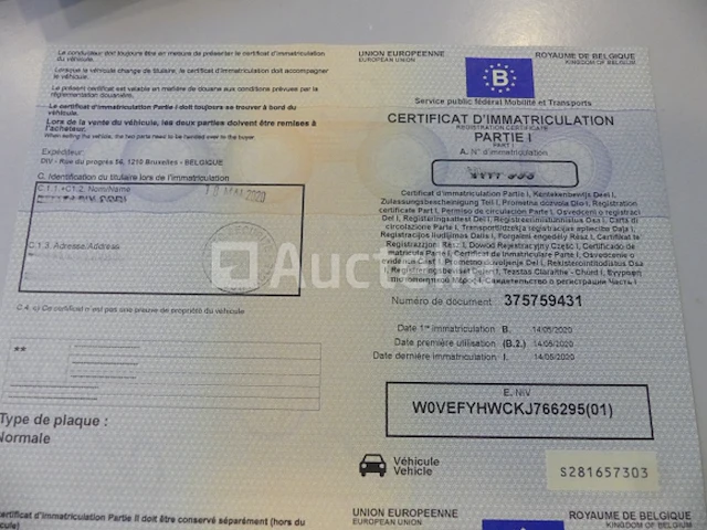 Bedrijfswagen opel combo (2020-ca. 76.876 km-vin:wovefyhwckj766295) - afbeelding 5 van  26