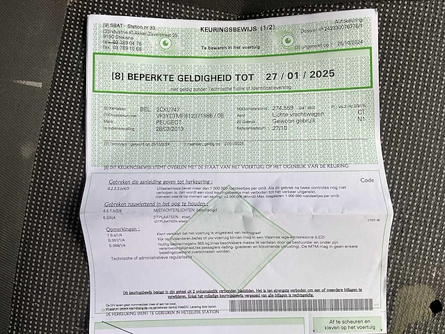 Bedrijfswagen peugeot boxer, 2013 - afbeelding 9 van  27
