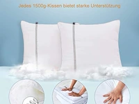 Bedstory kussen 80x80 cm set van 2 - afbeelding 2 van  4