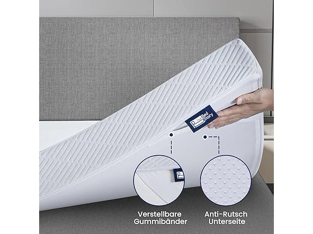 Bedstory matrastopper (160 x 200cm) - afbeelding 4 van  4