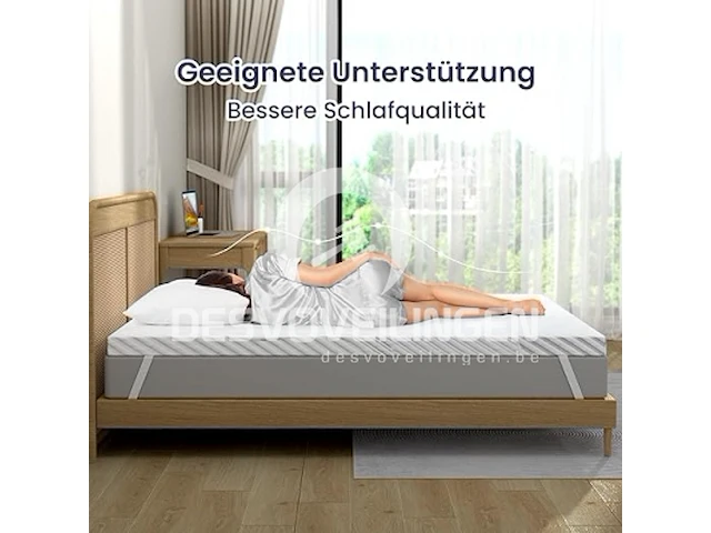 Bedstory topper 90 x 200 cm - afbeelding 3 van  6