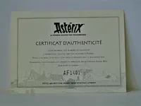 Beeld asterix #7 "hoefnix" + certificaat + boek - afbeelding 8 van  9