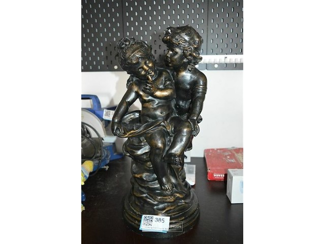 Beeld bronze look 70cm hoog - afbeelding 1 van  4