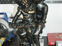 Beeld bronze look 70cm hoog - afbeelding 1 van  4