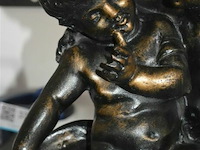 Beeld bronze look 70cm hoog - afbeelding 3 van  4