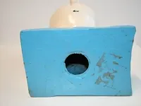 Beeld buste kuifje - blauw - 20 x 33 cm - afbeelding 9 van  9