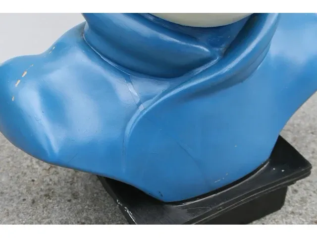 Beeld buste kuifje - blauwe lotus - 22 x 35 x 53 cm - afbeelding 2 van  11