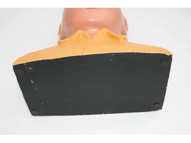 Beeld buste kuifje - geel - 20 x 32 cm - afbeelding 8 van  8