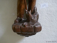 Beeld in hout - afbeelding 2 van  3