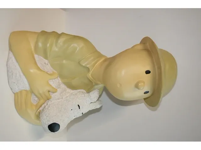 Beeld kuifje en bobbie in afrika - 33 x 46 cm - afbeelding 8 van  10