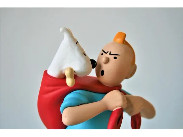 Beeld "kuifje en bobbie in rugzak" - afbeelding 9 van  9