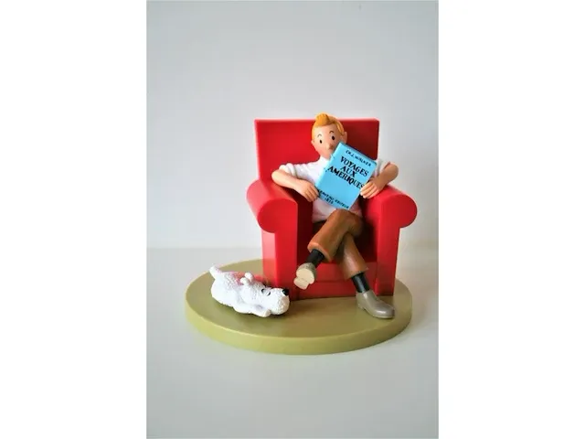 Beeld "kuifje en bobbie in zetel" - afbeelding 2 van  9