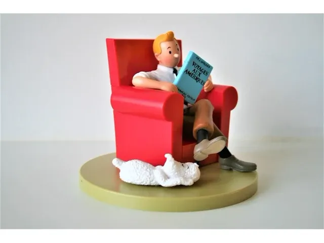 Beeld "kuifje en bobbie in zetel" - afbeelding 3 van  9