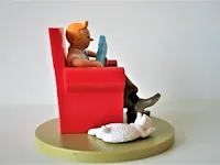 Beeld "kuifje en bobbie in zetel" - afbeelding 4 van  9
