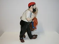 Beeld kuifje en haddock in de woestijn - 19 x 30 cm - afbeelding 3 van  9