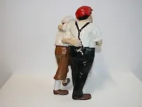 Beeld kuifje en haddock in de woestijn - 19 x 30 cm - afbeelding 4 van  9
