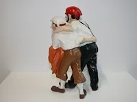 Beeld kuifje en haddock in de woestijn - 19 x 30 cm - afbeelding 5 van  9