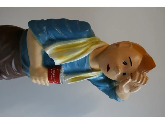 Beeld kuifje met cola - 28 x 85 cm - afbeelding 4 van  13