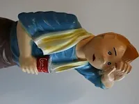 Beeld kuifje met cola - 28 x 85 cm - afbeelding 4 van  13
