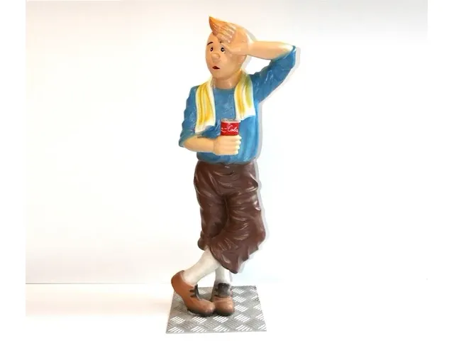 Beeld kuifje met cola - 28 x 85 cm - afbeelding 1 van  13
