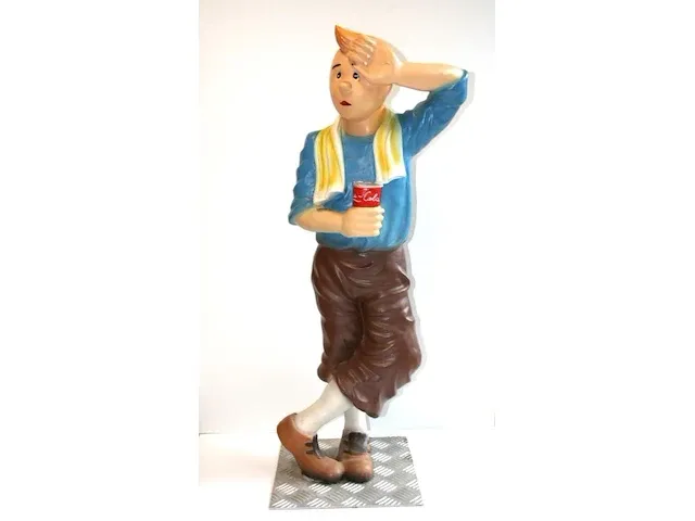 Beeld kuifje met cola - 28 x 85 cm - afbeelding 6 van  13